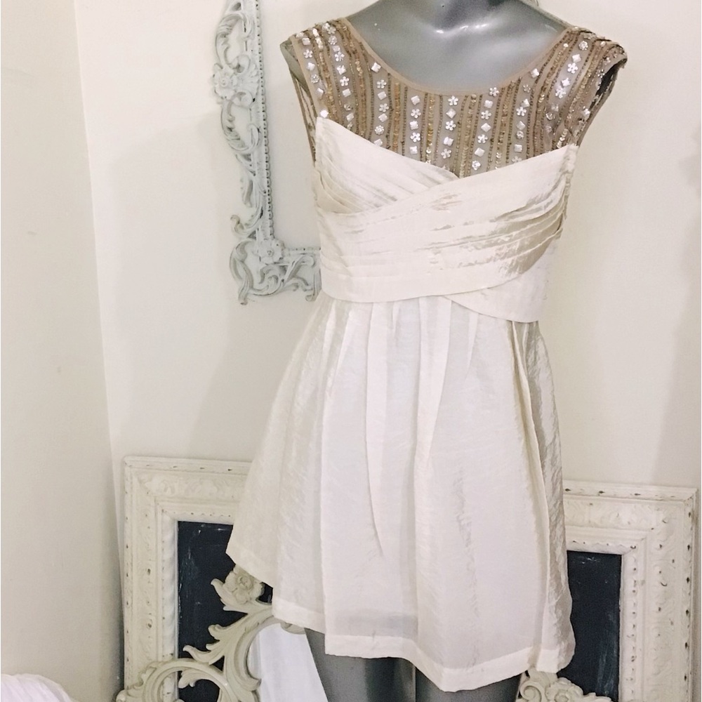 Tracey Reese Chiffon Tunic Top NWT